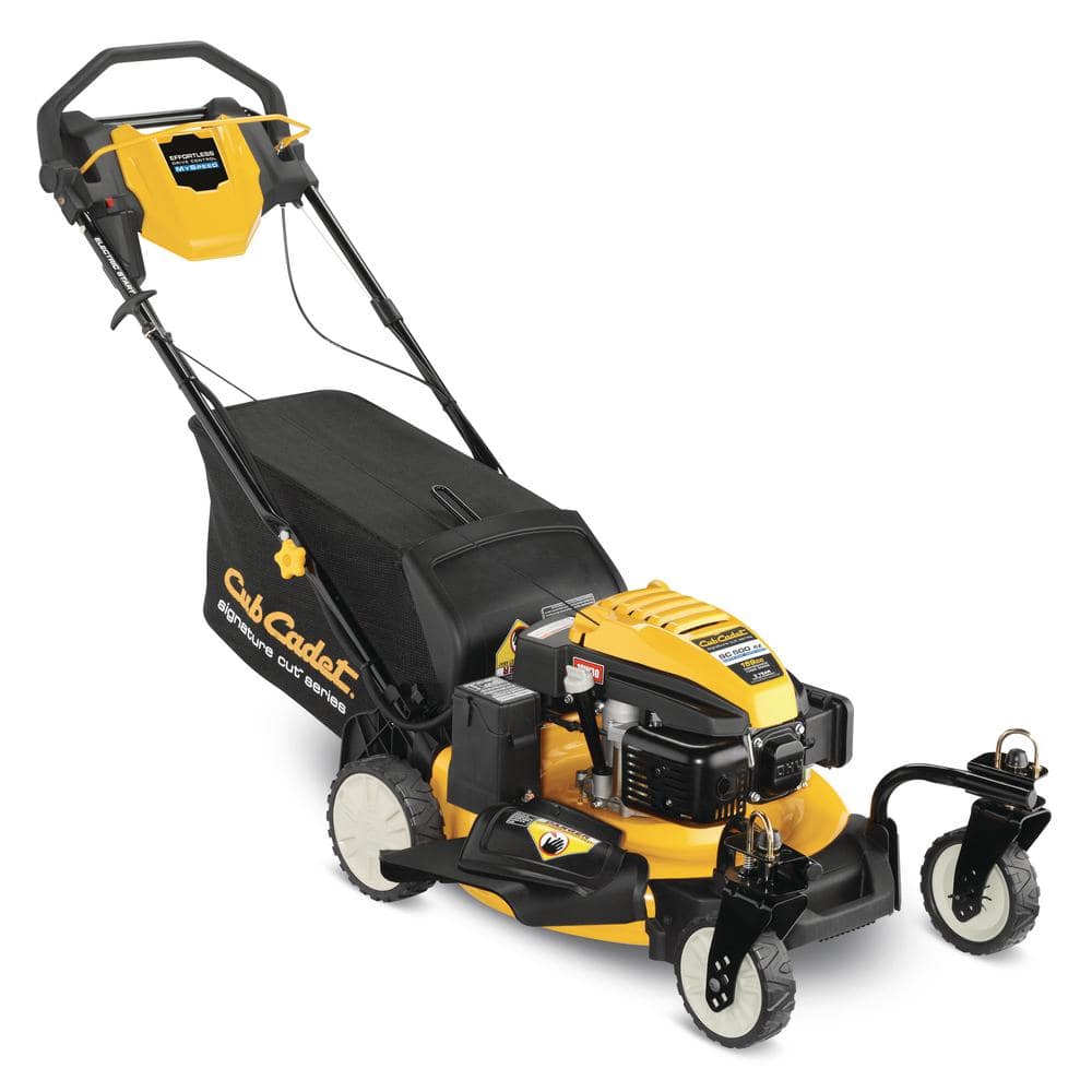 Cub Cadet SC500EZ 21 3-in-1 RWD Self-Propelled 159cc Gas Mower with Push Button Start and Caster Wheels (12ACC6M6756)
