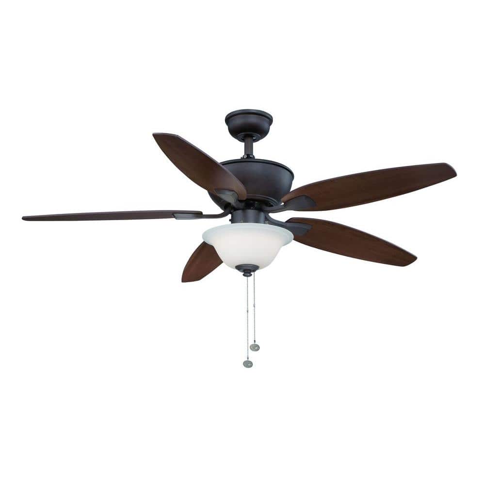 UPC 792145358046 product image for Hampton Bay Ceiling Fans Carrolton II LED 52 in. Oil Rubbed Bronze Ceiling Fan A | upcitemdb.com