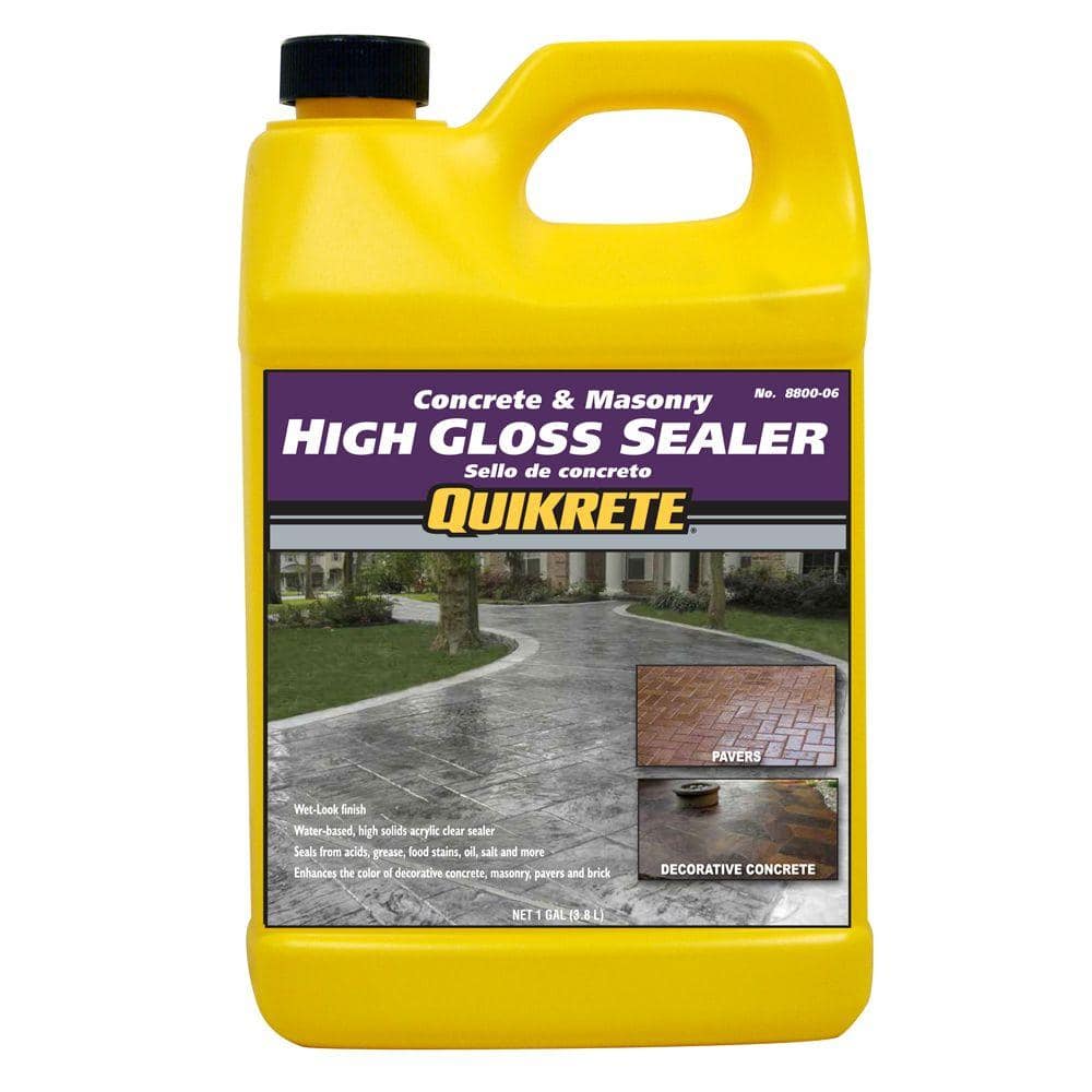 Quikrete Concrete and Masonry 5 lb. High Gloss Sealer-Q084 - The Home Depot