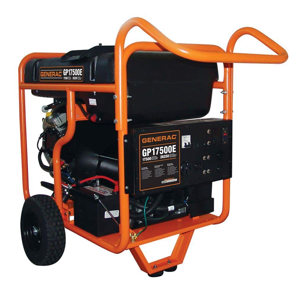 Generac 17,500-Watt Gasoline Powered Electric Start Portable Generator