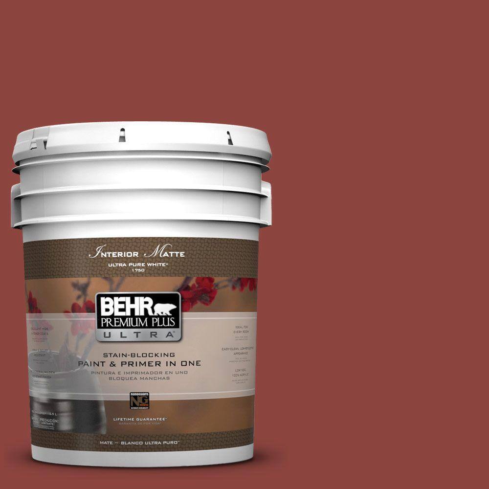 Interior Paint, Exterior Paint & Paint Samples: Behr Premium Plus Ultra Paint 5-gal. #180d-7 Roasted