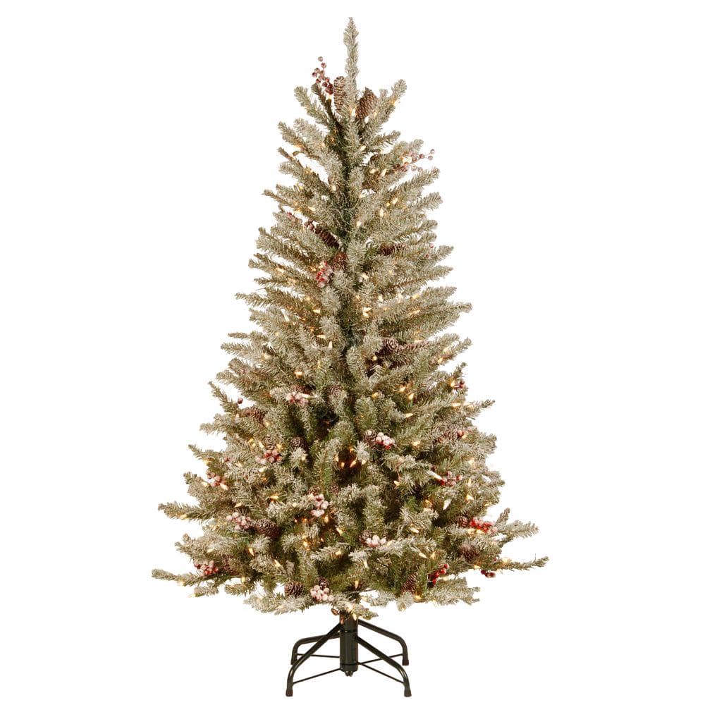 Tree Company 4.5 ft. Dunhill Fir Slim Artificial Christmas Tree ...