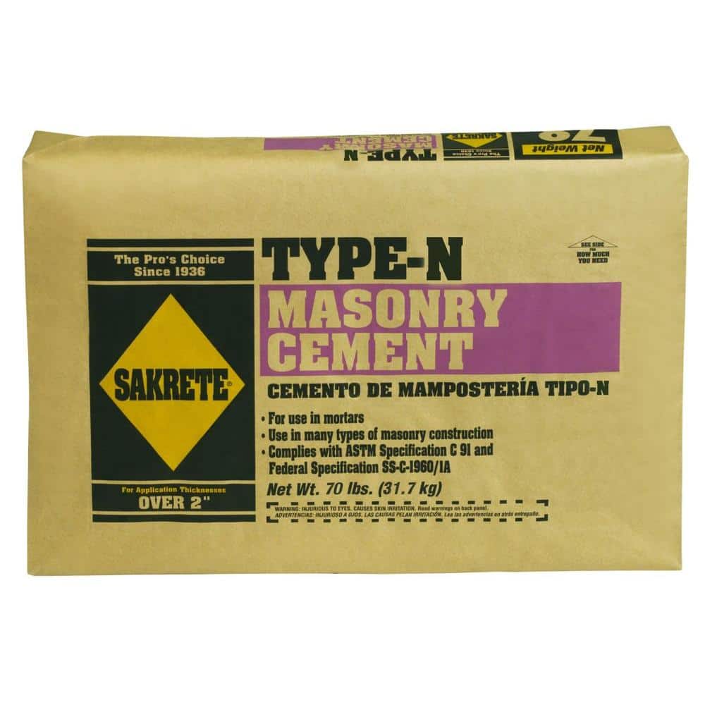 SAKRETE 70 lb. Type-N Masonry Cement-65150084 - The Home Depot