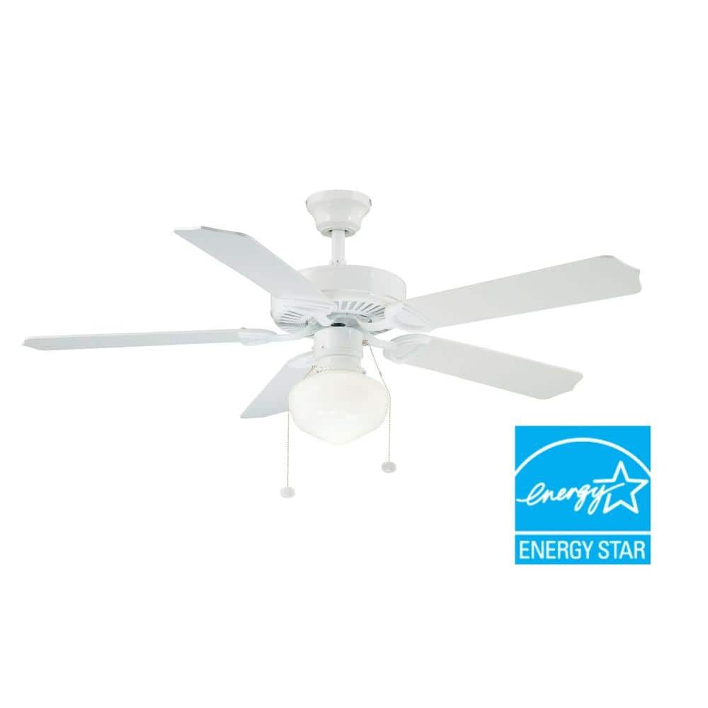 Hampton Bay TriMount 52 in. White Energy Star Ceiling FanYG269WH The Home Depot
