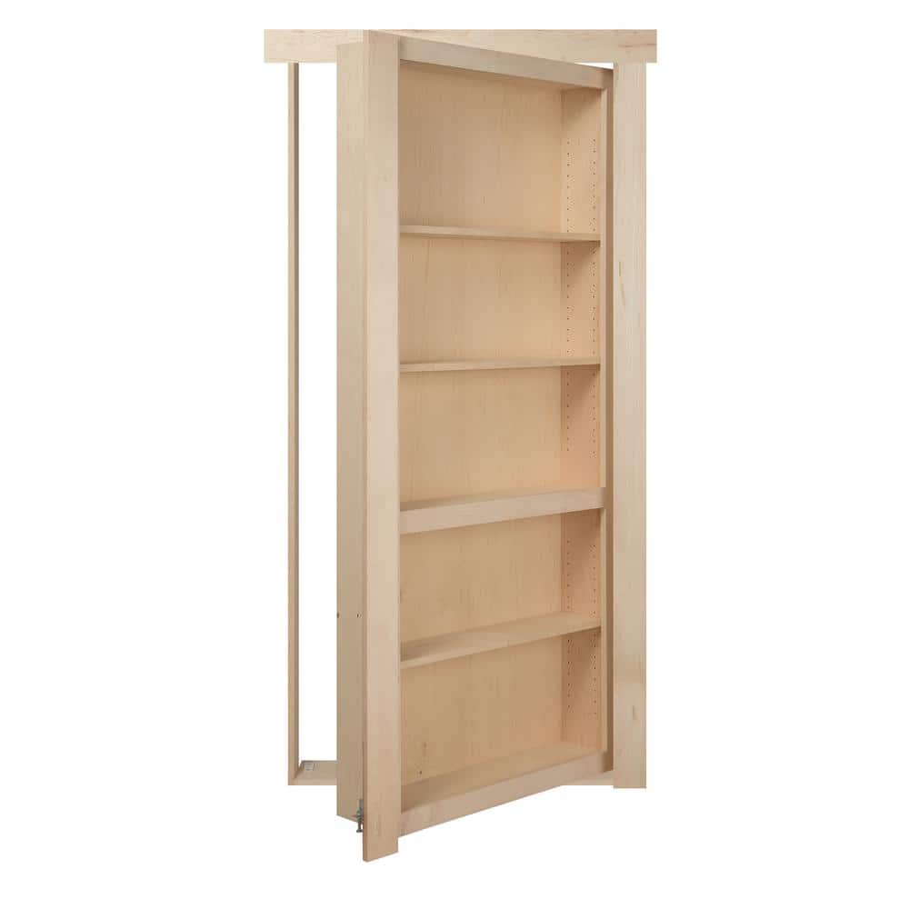  Bookcase Wood Single Prehung Interior Door-FMUNM36 - The Home Depot