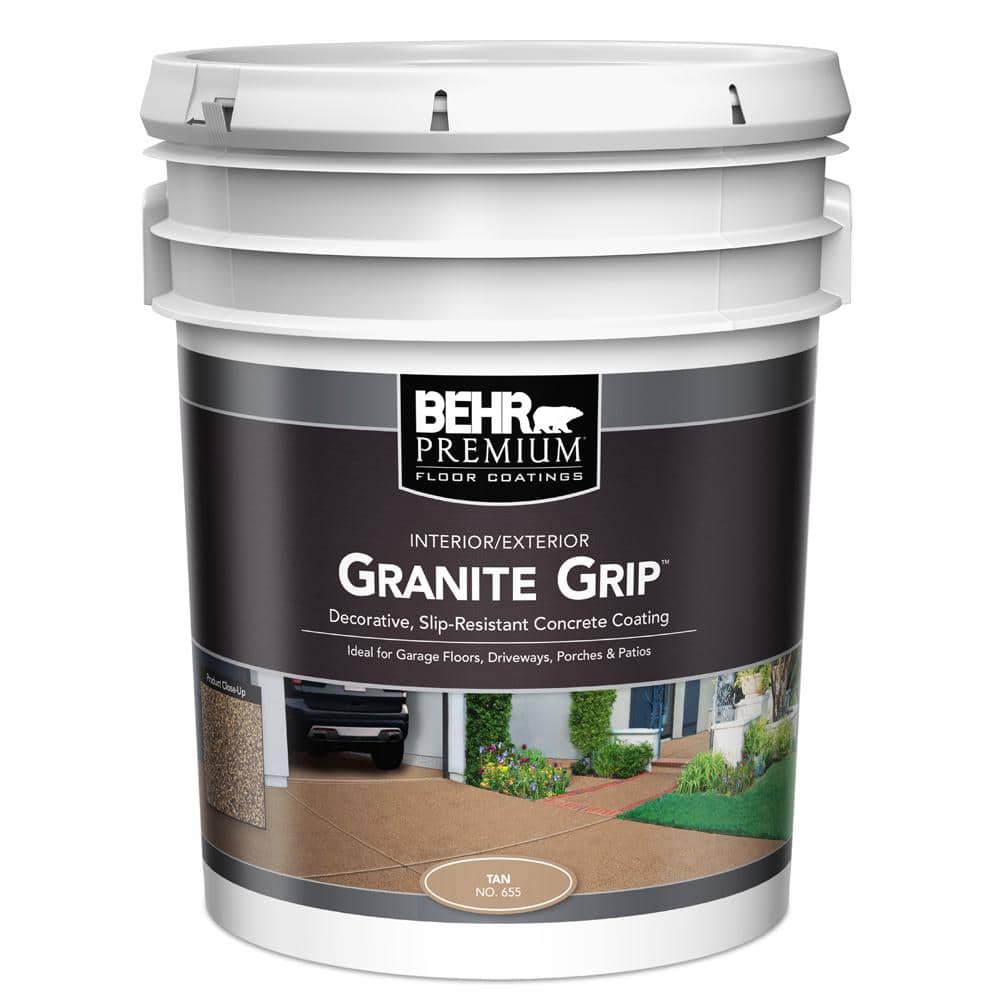 BEHR 5 gal. 65505 Tan Granite Grip Interior/Exterior