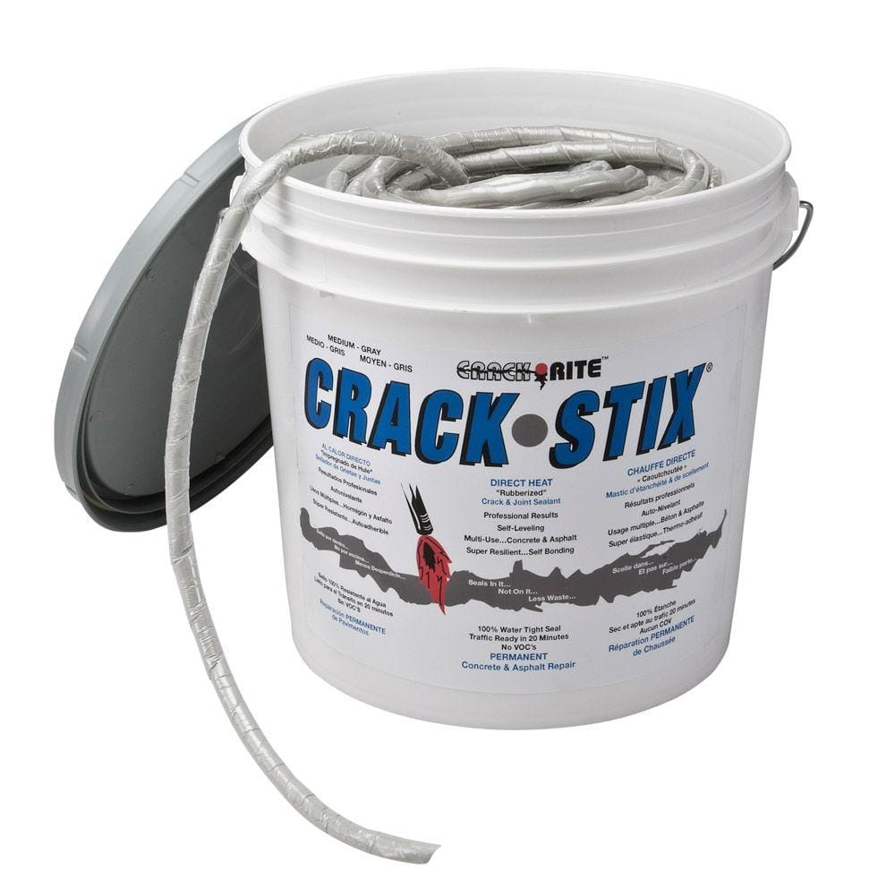 Crack-Stix 16 lb. 125 ft. Medium Gray Permanent Concrete Joint and