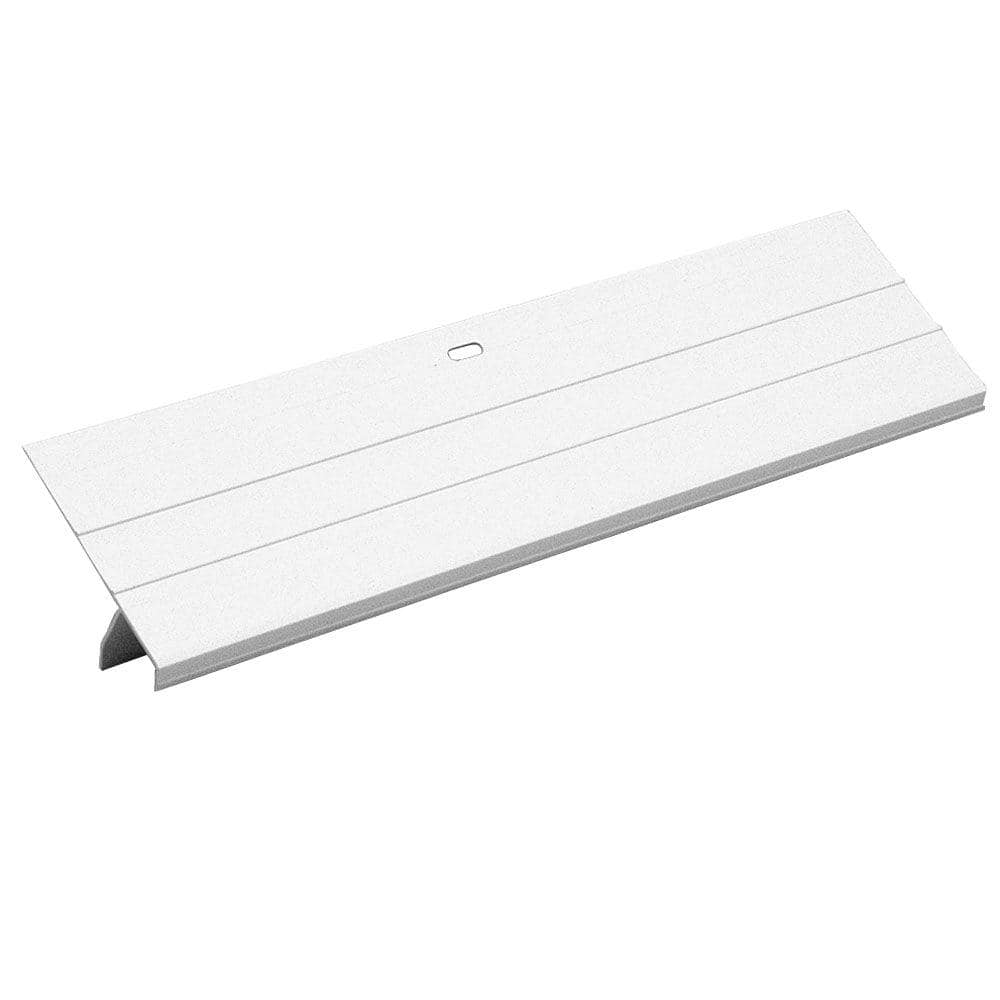 Amerimax Home Products 3 in. x 10 ft. White Vinyl Drip Edge FlashingT0401 The Home Depot