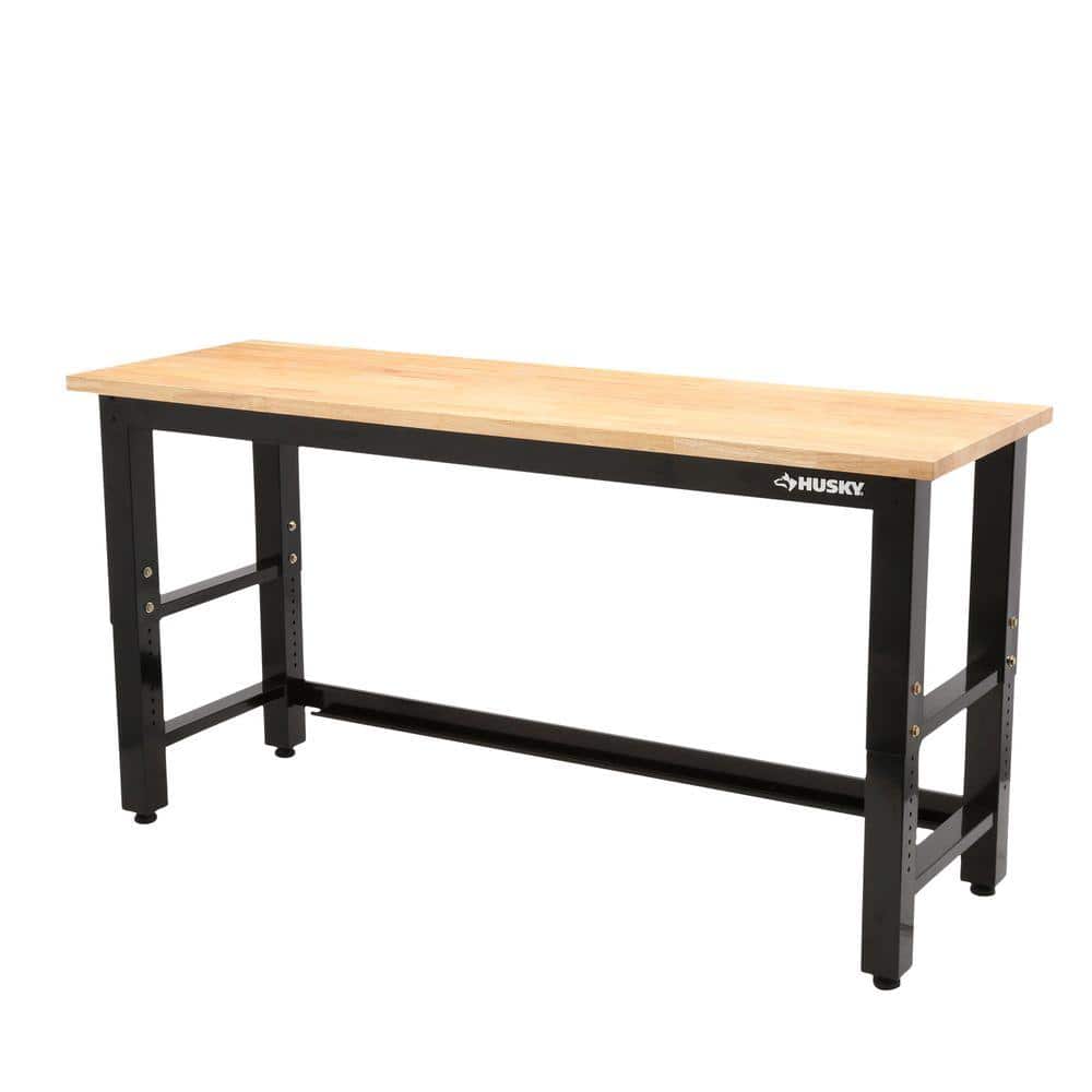 Husky 6 ft. Solid Wood Top Workbench-G7200S-US - The Home 