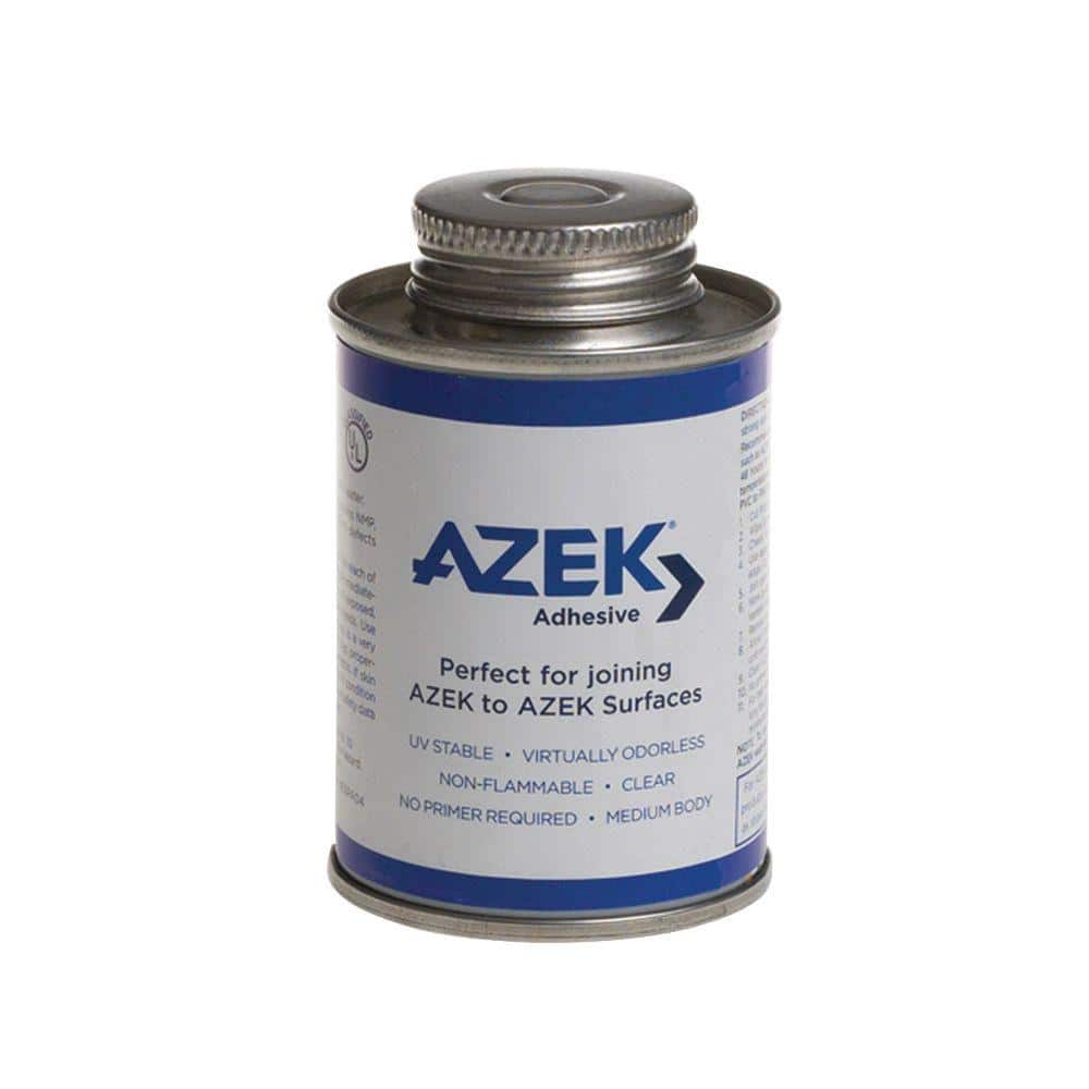 AZEK Trim 4 oz. White Adhesive-ARAD0004OZ - The Home Depot