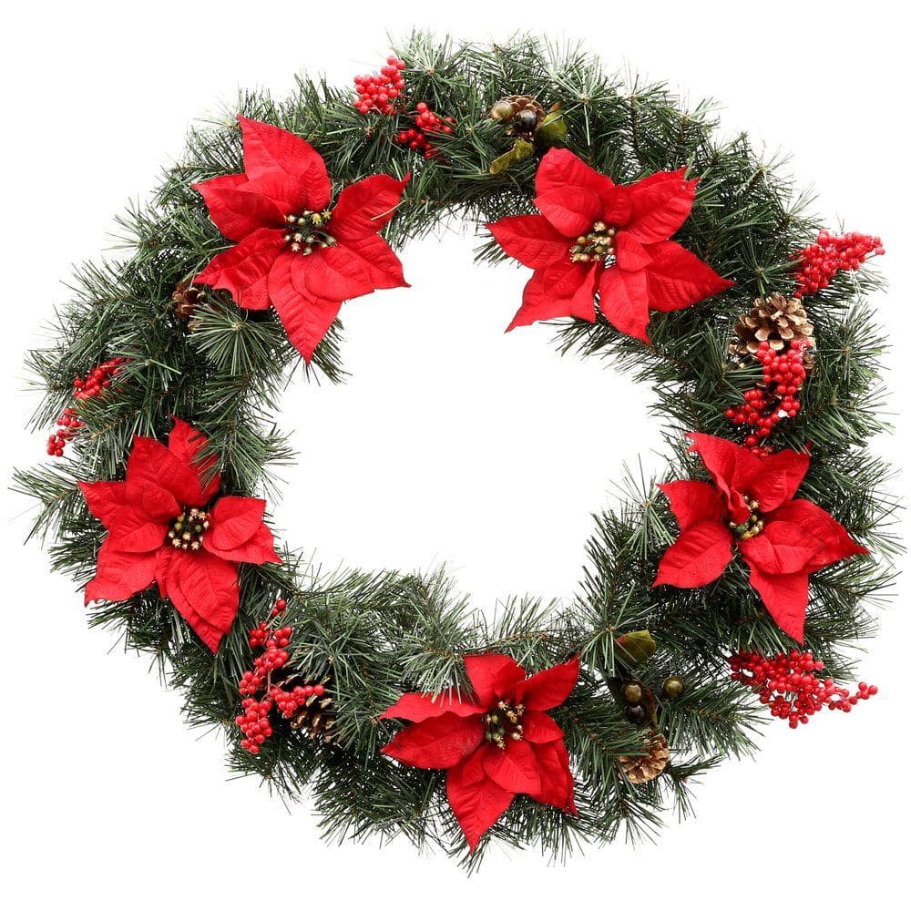 Christmas Wreaths and Garland at The Home Depot