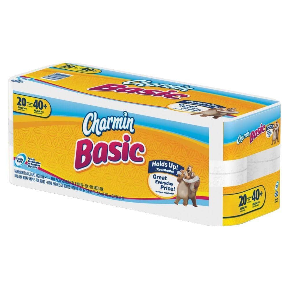 UPC 037000859864 product image for Charmin Toilet Tissue Bath Tissue 1-Ply (264 Sheets per Roll) White PAG85986 | upcitemdb.com