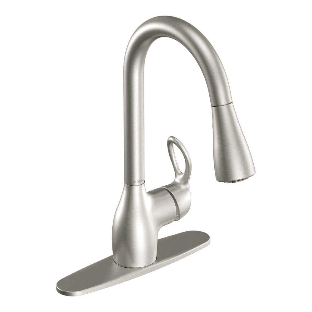 Moen Kitchen Faucets Kitchen The Home Depot for Best Kitchen Faucets Under $200