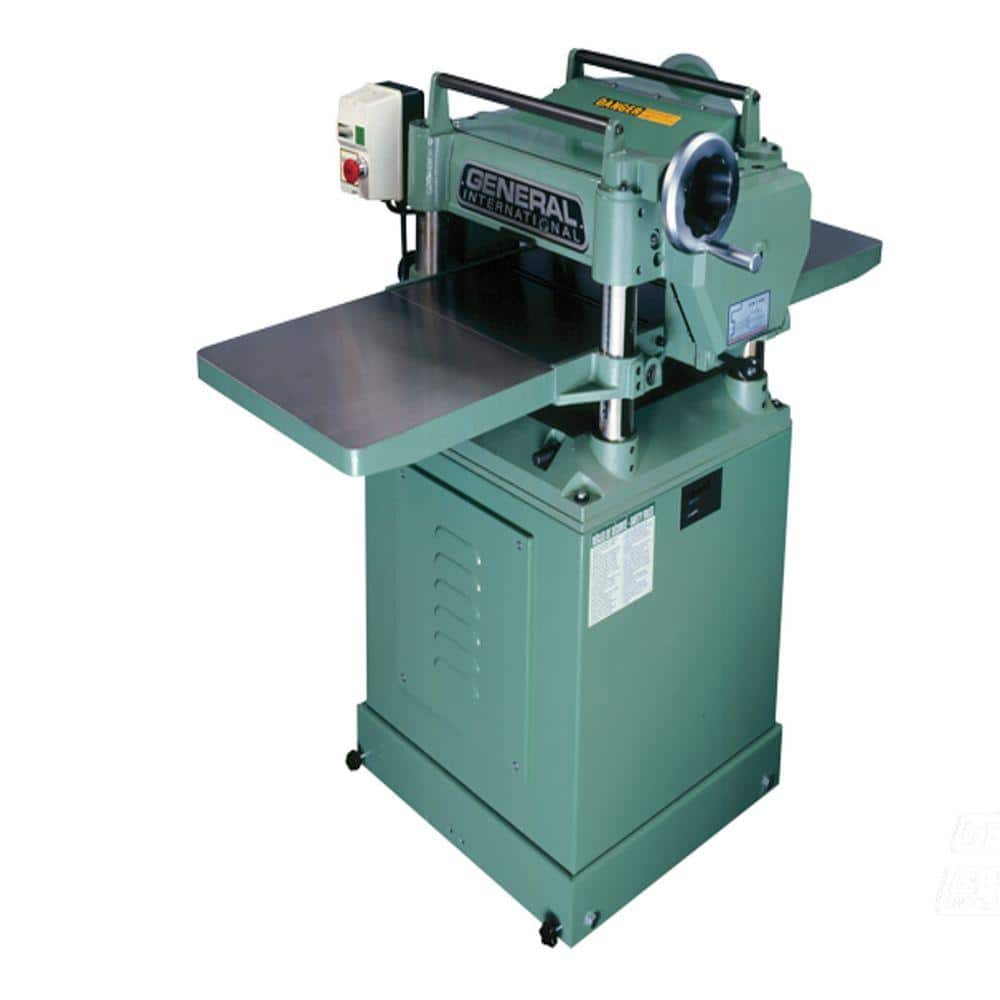 General International 15 in. Single Surface Planer with ...