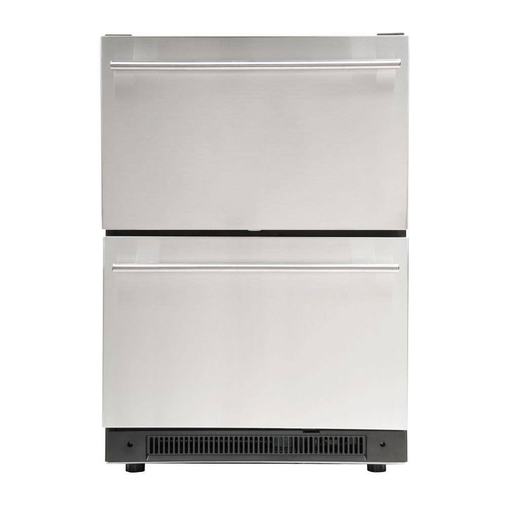 UPC 688057306858 product image for Haier Refrigerator 5.4 cu. ft. Built-In Under Counter Dual Drawer Refrigerator i | upcitemdb.com
