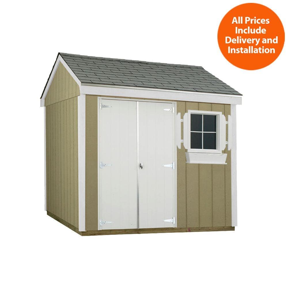 Suncast Cedar and Resin Vertical Shed-WRS4200 - The Home Depot
