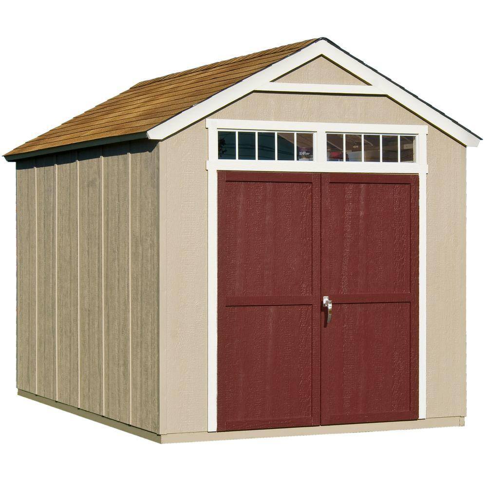 Handy Home Products Majestic 8 ft. x 12 ft. Wood Storage ...