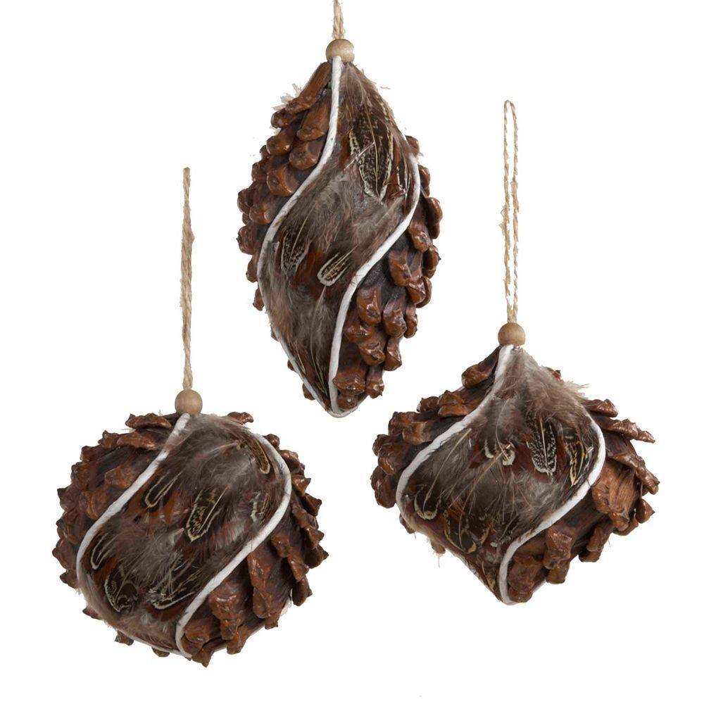 UPC 086131189296 product image for Kurt S. Adler Holiday Ornaments & Decor 3 in. - 5.25 in. Styrofoam Pinecone and  | upcitemdb.com