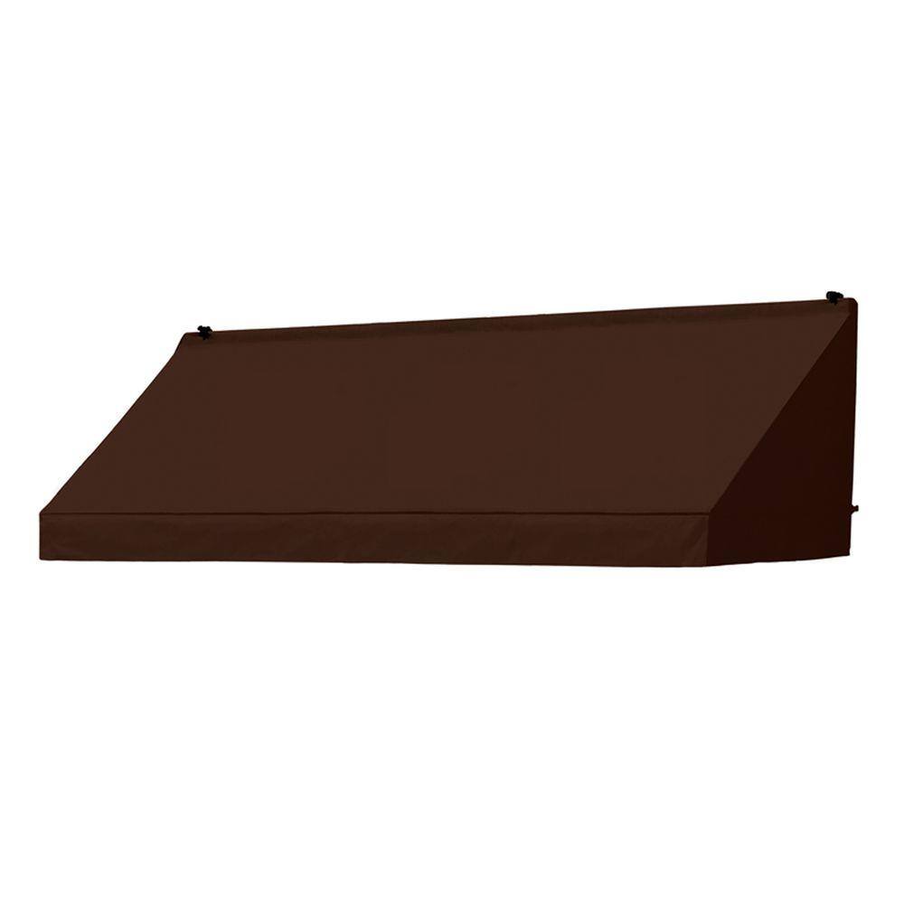 Awnings in a Box 8 ft. Classic Awning Replacement Cover 26.5 in. Projection in Cocoa 