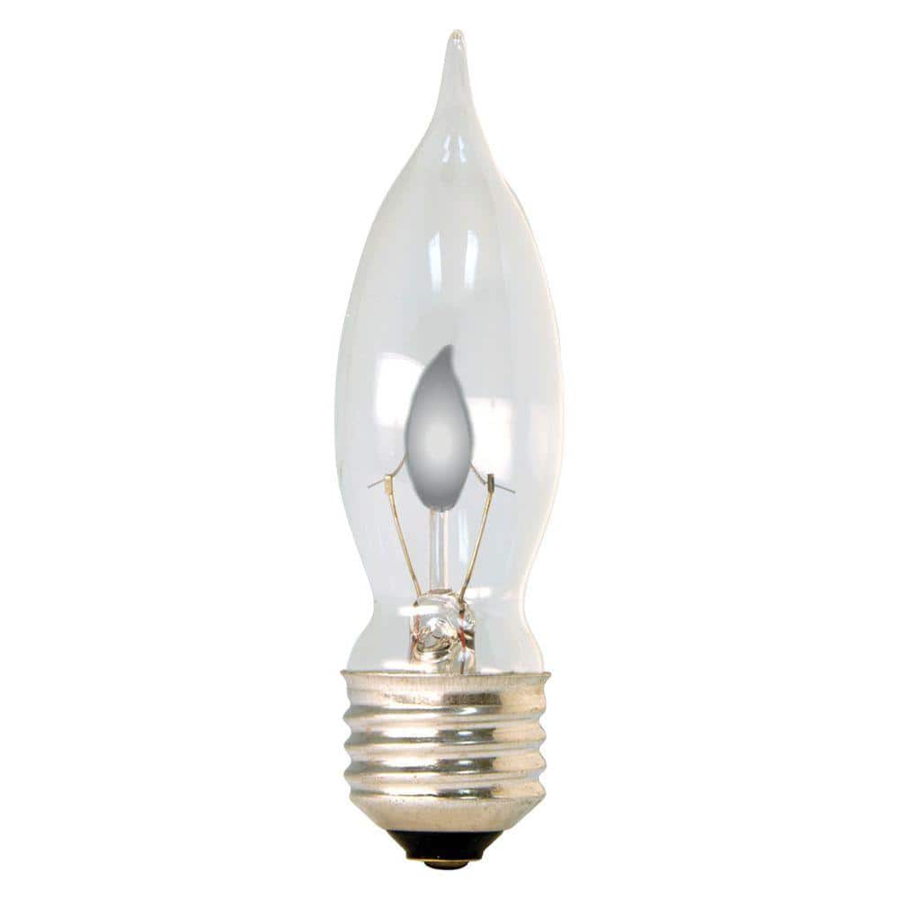 What is a flicker-flame light bulb?