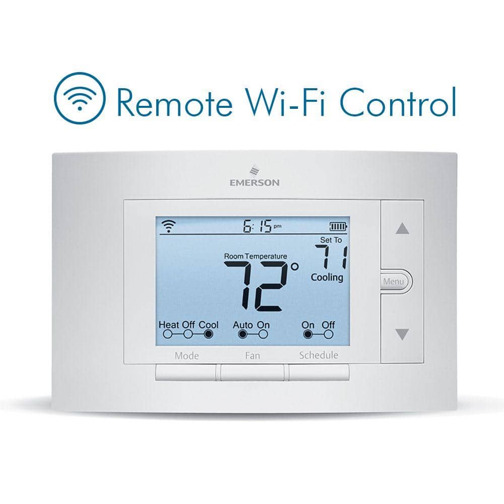 Emerson Sensi Wi-Fi Programmable Thermostat for Smart Home, Compatible
