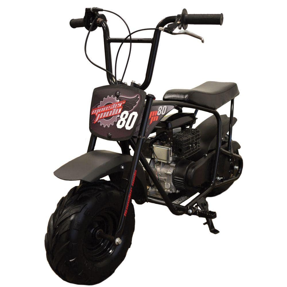 Monster Moto 79.5cc Youth Mini Bike in BlackMMB80B The