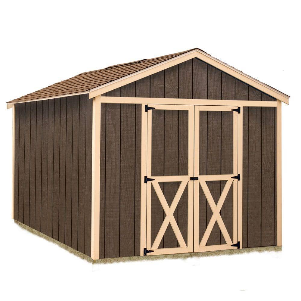Best Barns Danbury 8 ft. x 12 ft. Wood Storage Shed Kit ...
