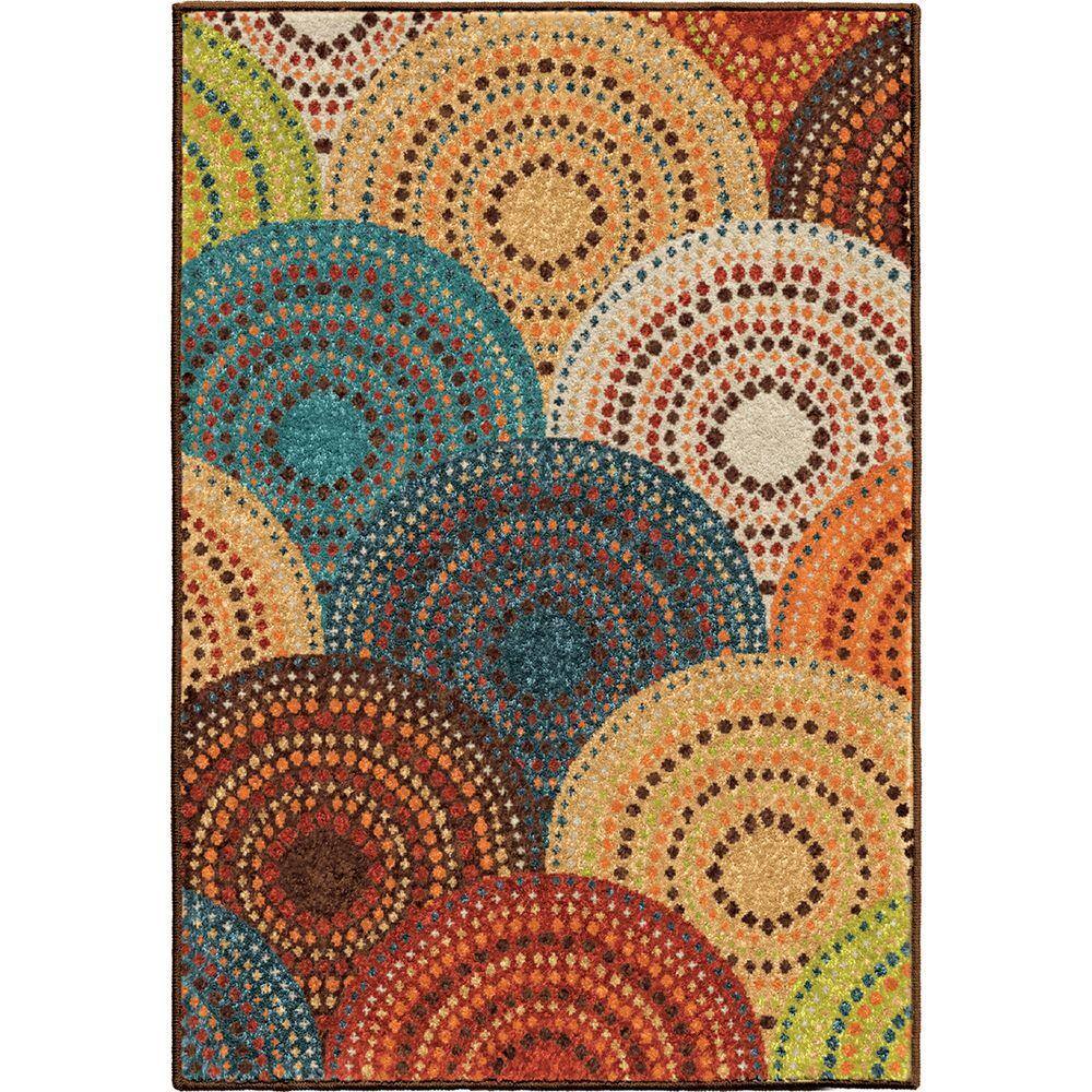 UPC 027794296839 product image for Modern Indoor/Outdoor Area Rug: Orian Rugs Rugs Gomaz Multi 2 ft. 6 in. x 3 ft.  | upcitemdb.com