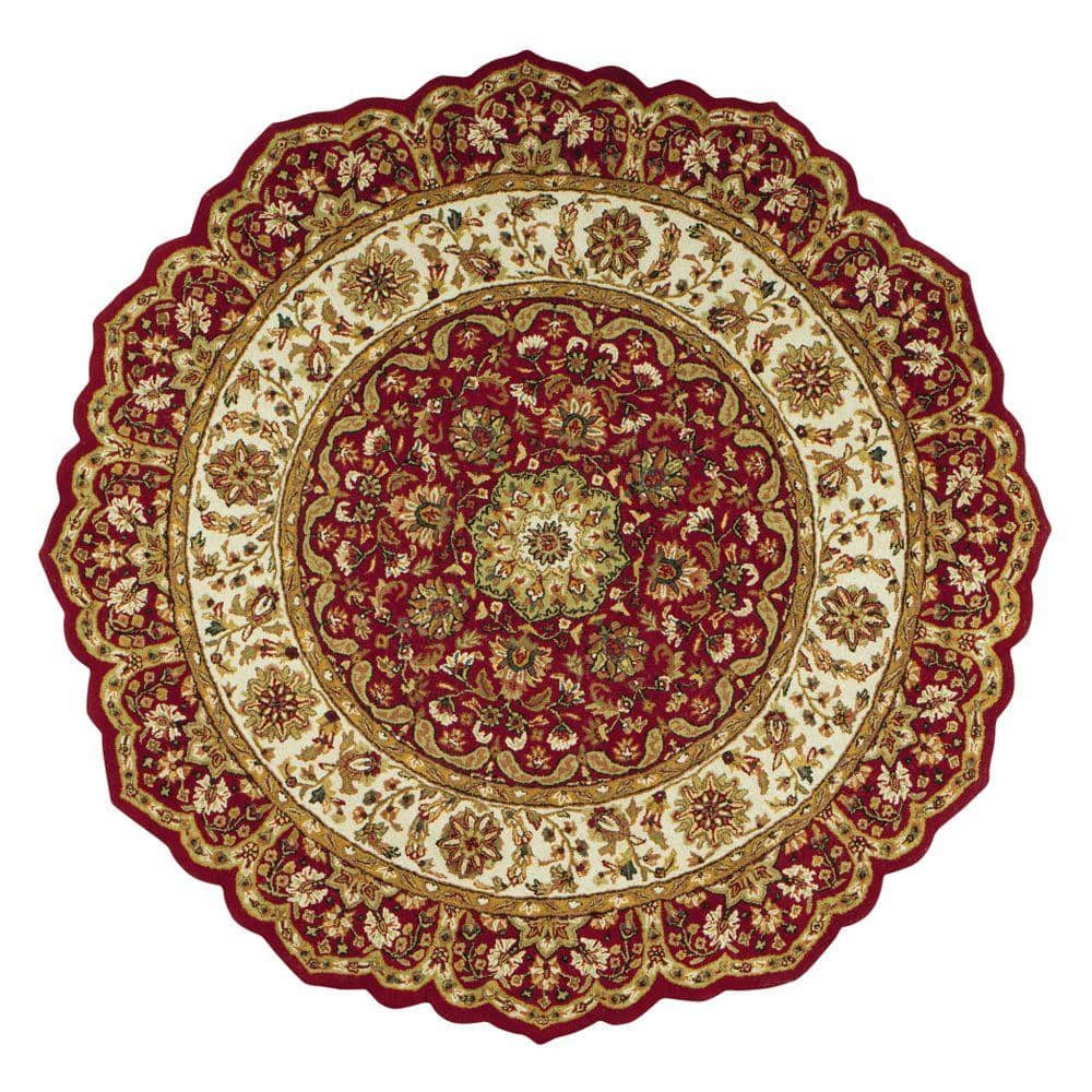 Home Decorators Collection Masterpiece Red 6 ft. Round Area Rug