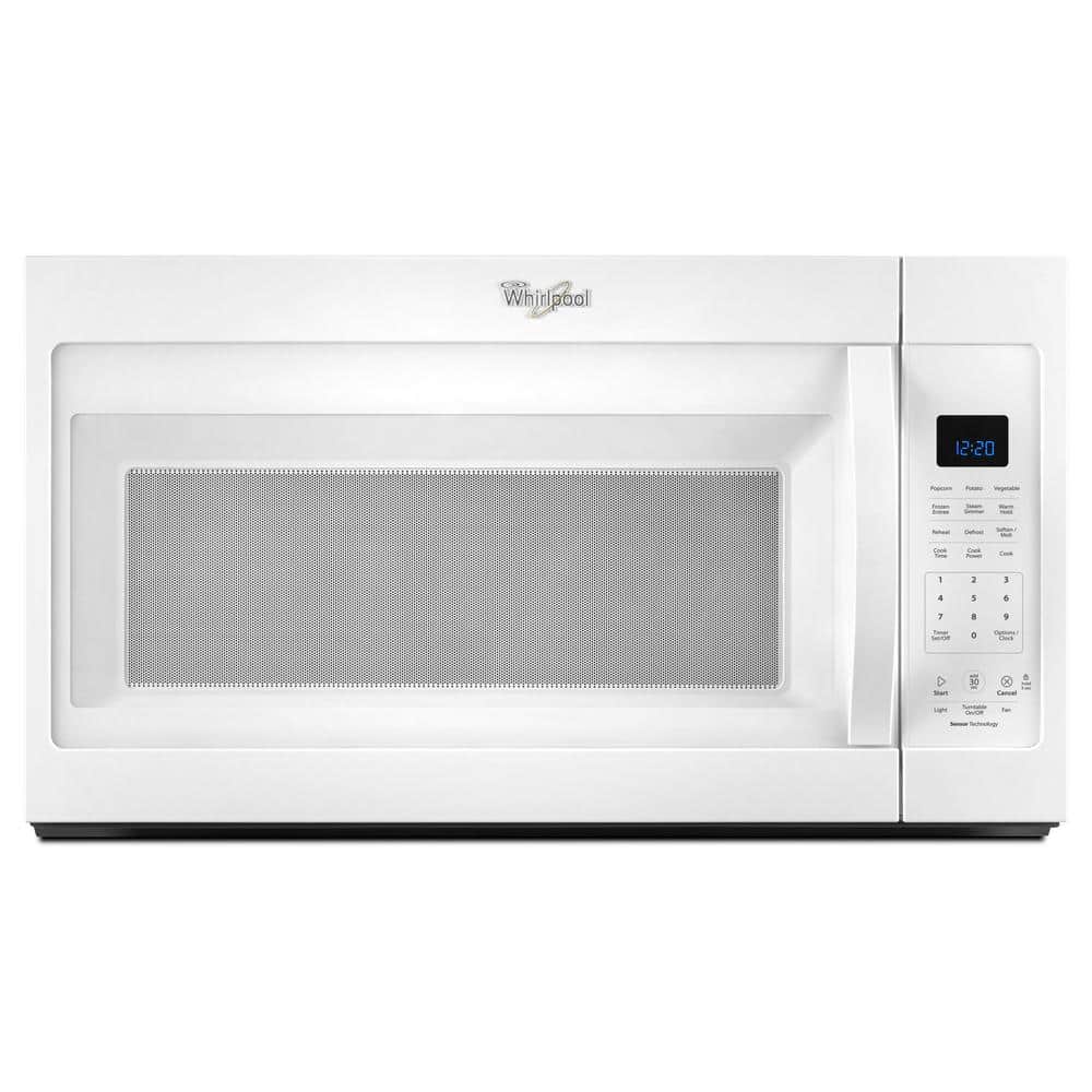 Whirlpool 30 in. W 1.9 cu. ft. Over the Range Microwave Hood in WhiteWMH32519FW The Home Depot