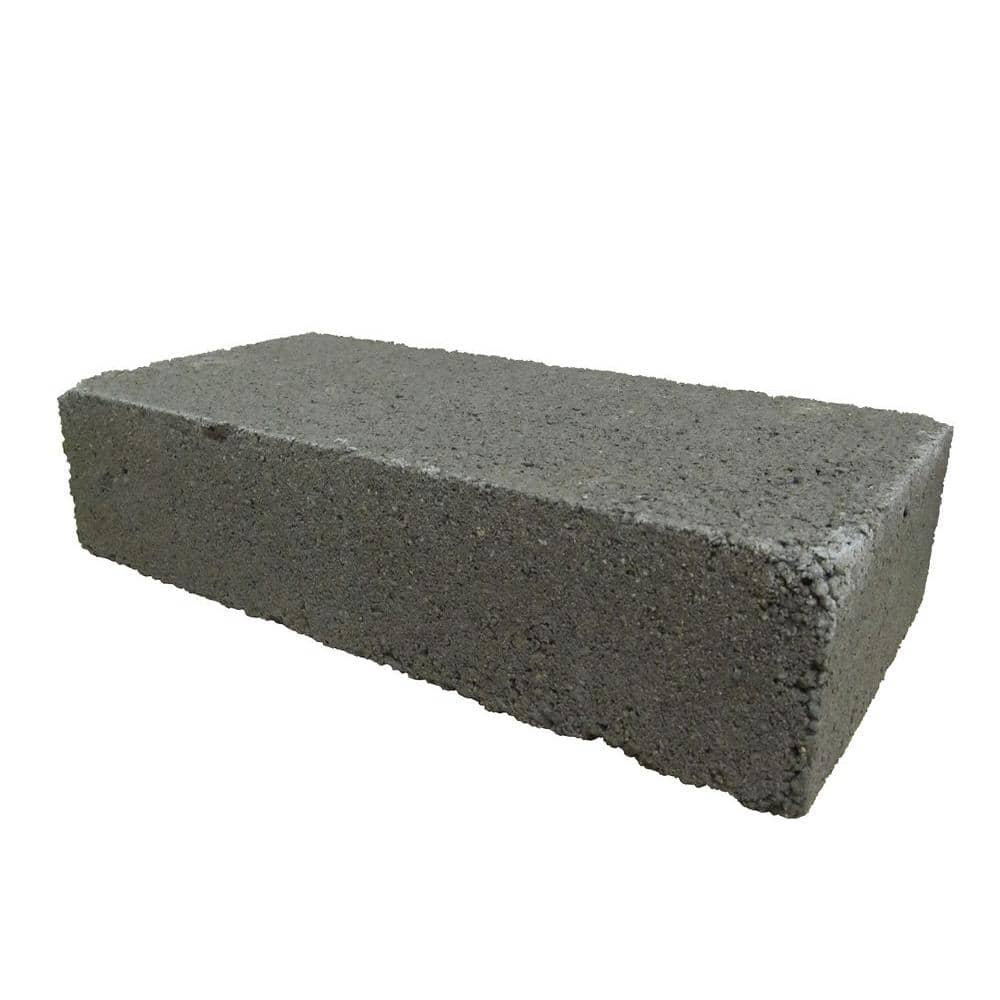 4 in. x 8 in. x 16 in. Concrete Solid Cap Block-745553 - The Home Depot