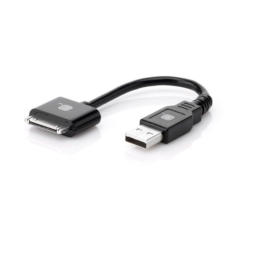 UPC 887429000145 product image for CE TECH USB Cables 6 in. USB to 30-Pin Bendable Cord - Black MGBAPP0002-B | upcitemdb.com