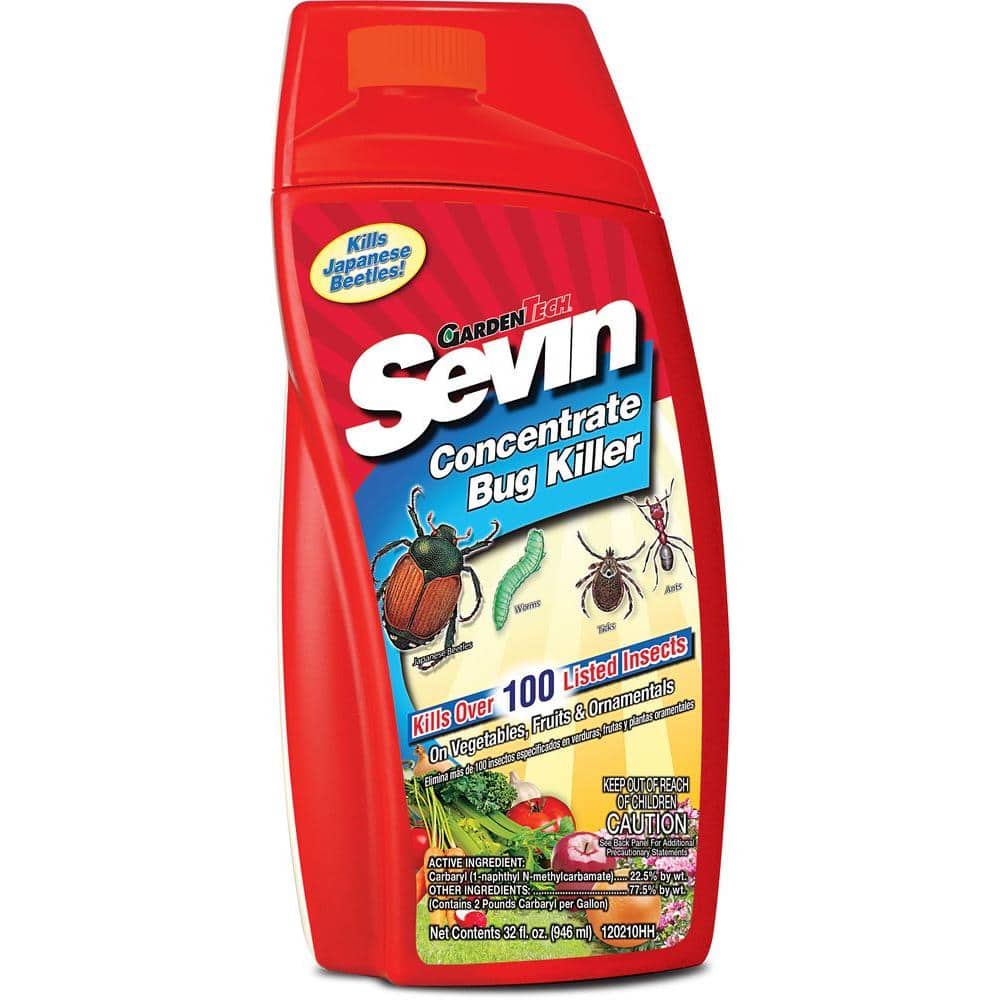 How do you view the usage information for Sevin liquid insecticide?