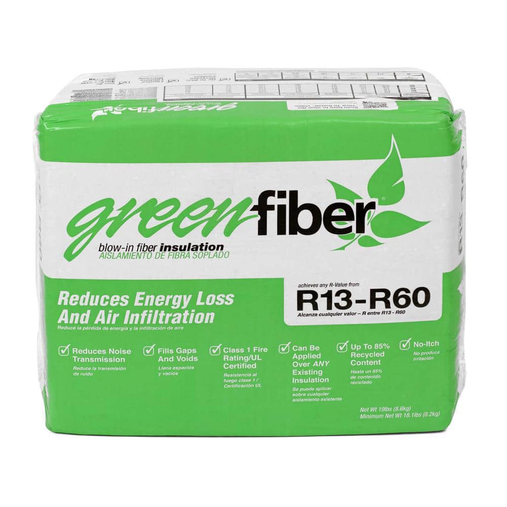 GreenFiber Low Dust Cellulose Blow-in Insulation 19 lbs. Bag