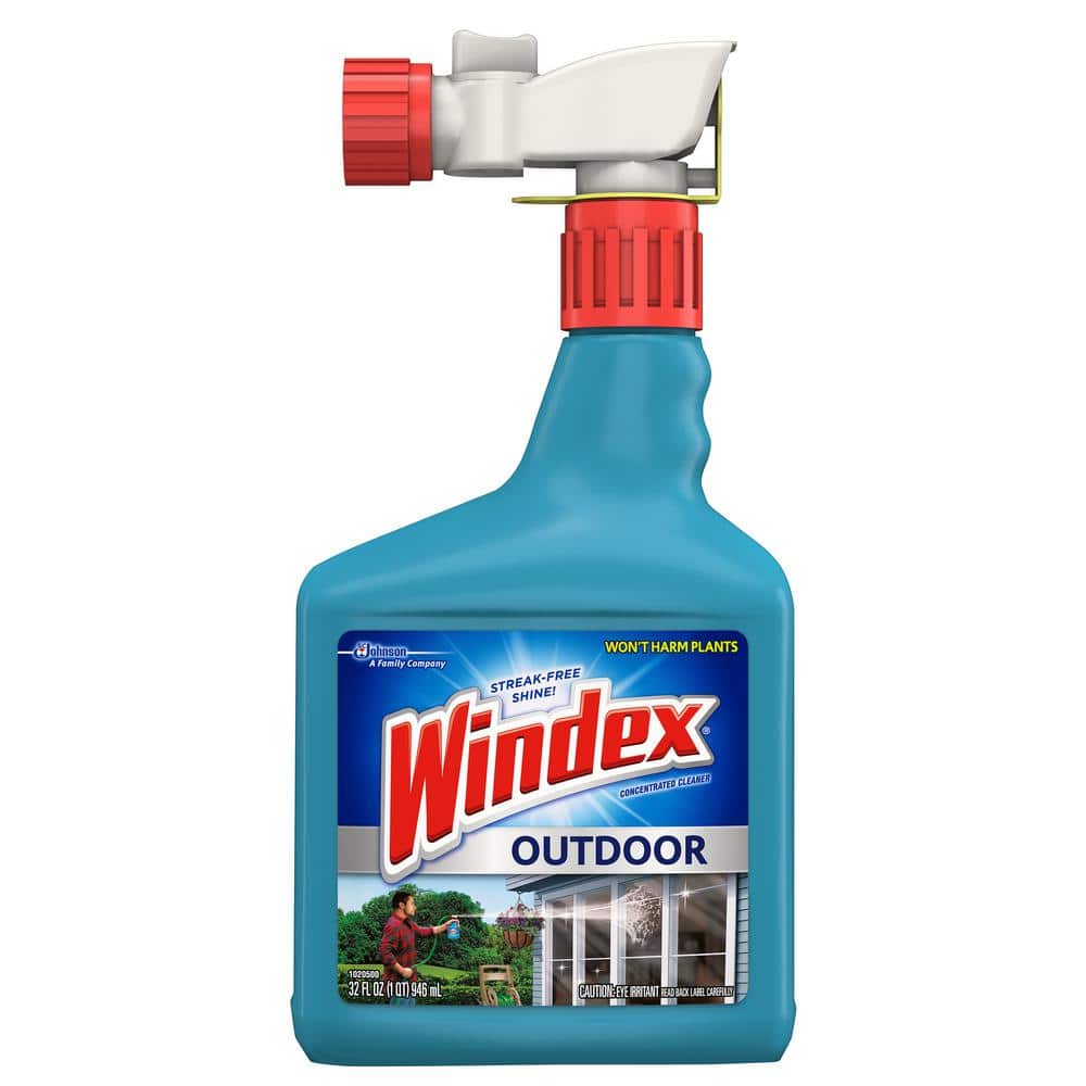 What is a homemade recipe for Windex outdoor window cleaner?