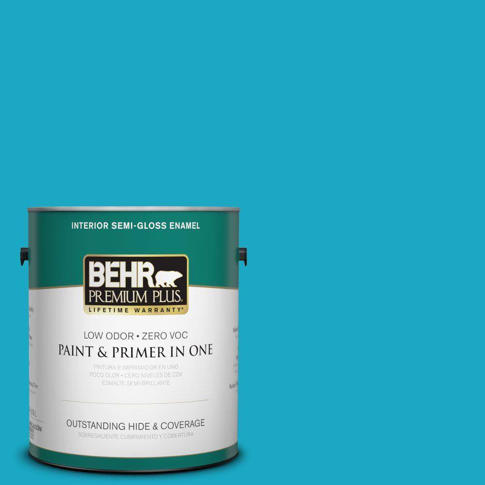 Interior Paint, Exterior Paint & Paint Samples: Behr Premium Plus Paint 1-gal. #p480-5 High Dive Sem