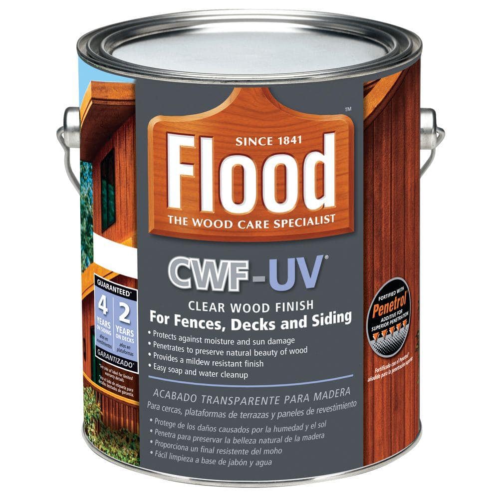 Flood CWF-UV 1-gal. Cedar Wood Finish-FLD-420-01 - The Home Depot
