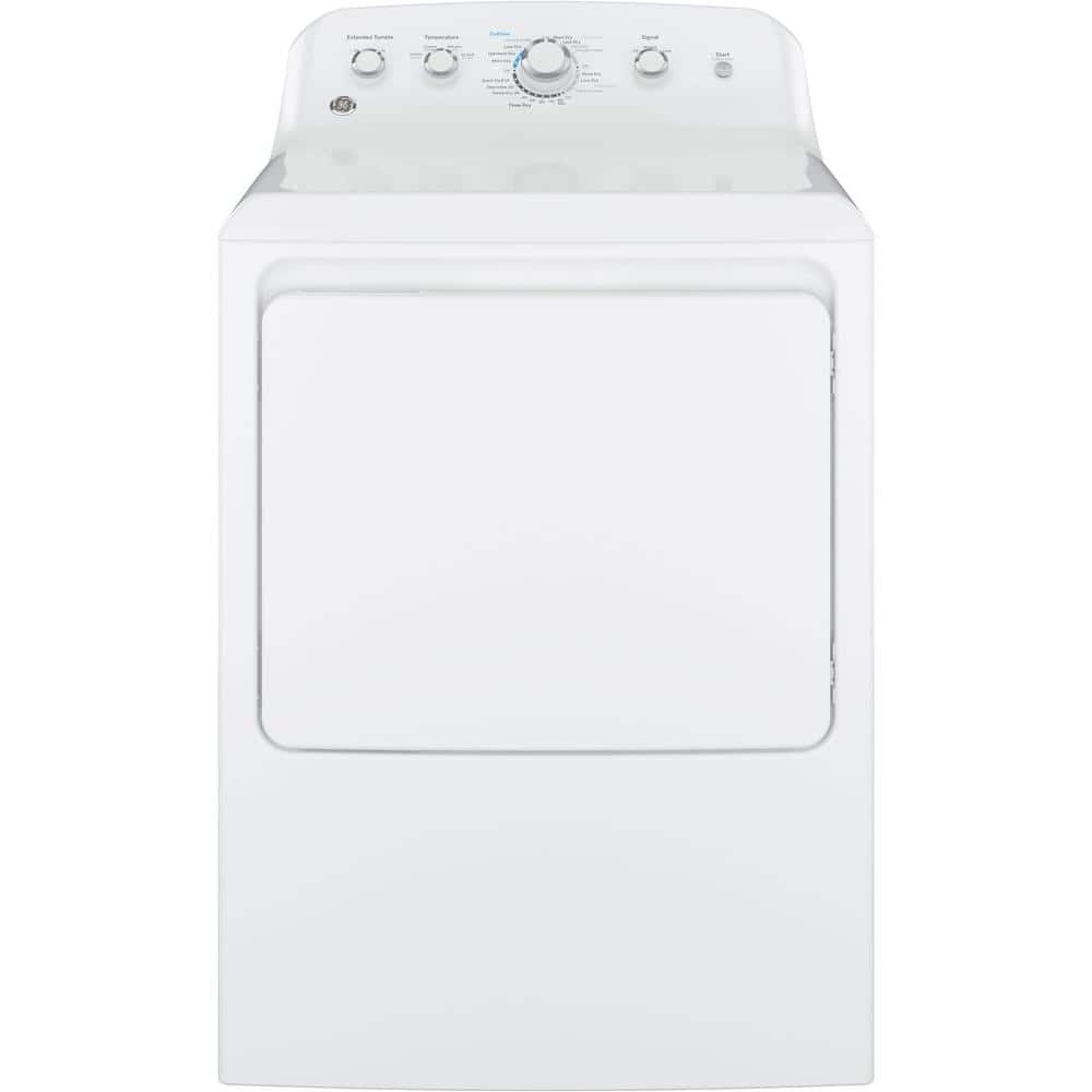 Ge 62 Cu Ft Electric Dryer In White Gtx42easjww The Home Depot truly Home Depot Clothes Dryers