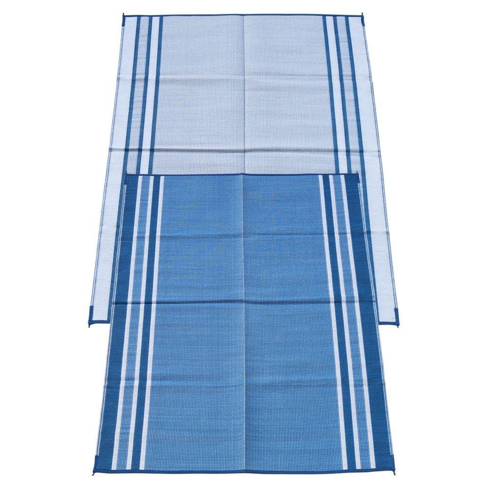 ... /Outdoor Reversible Patio/RV Mat-1014_6x9_Haw_Blue - The Home Depot