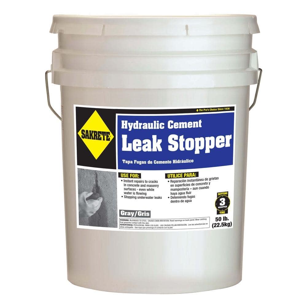 SAKRETE 50 lb. Gray Leak Stopper-60200700 - The Home Depot