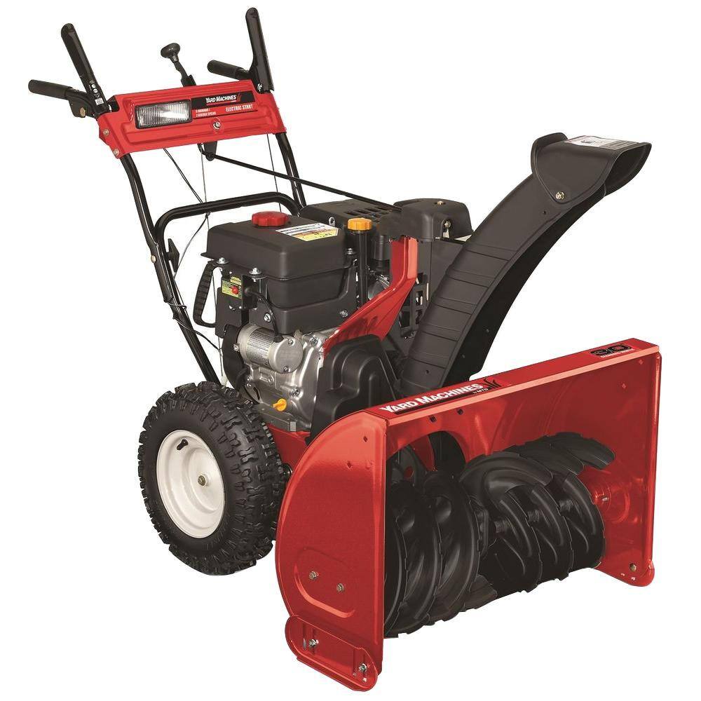 UPC 043033551842 product image for Yard Machines Snow Removal 30 in. 357 cc Two-Stage Electric Start Gas Snow Blowe | upcitemdb.com