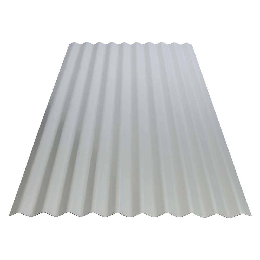 8 ft. Corrugated Galvanized Steel UtilityGauge Roof Panel13513 The Home Depot