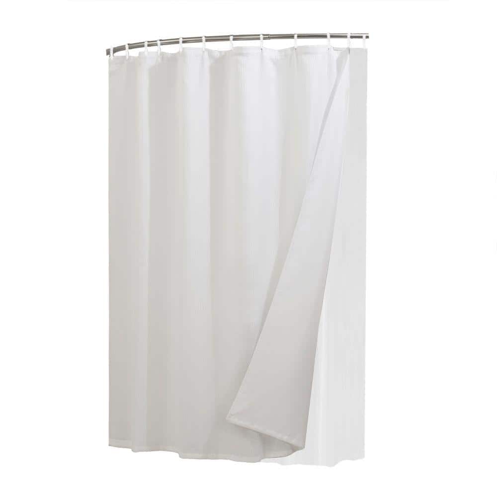 Shower Curtain And Liner Combination Shower Curtain White