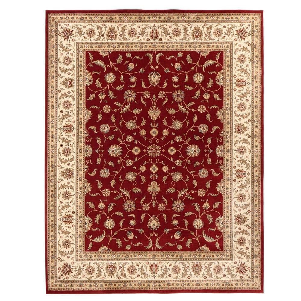 Home Decorators Collection Maggie Red 3 ft. 11 in. x 6 ft. Area Rug