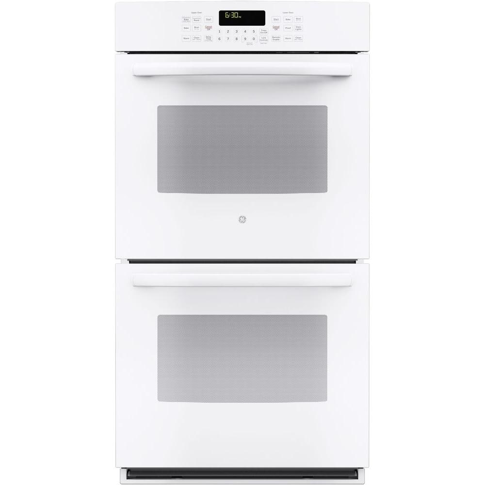 What are the dimensions of a GE Profile double oven?
