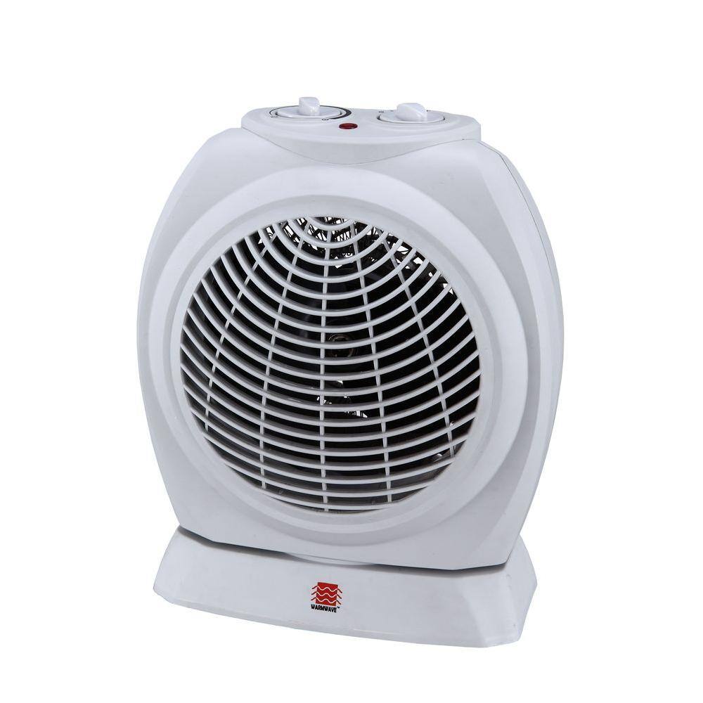 Warmwave 1500-Watt Oscillating Fan Heater-HFS15-M - The Home Depot
