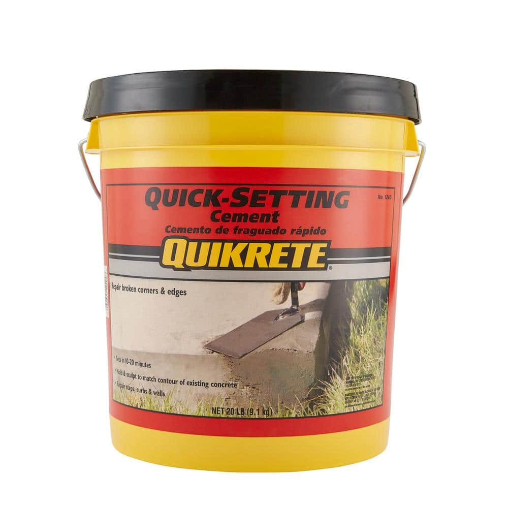Quikrete 20 lb. Quick-Setting Cement-124020 - The Home Depot