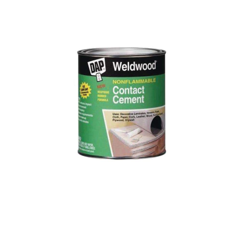 DAP Weldwood 1 Gal. Non-Flamable Contact Cement-203898 - The Home Depot