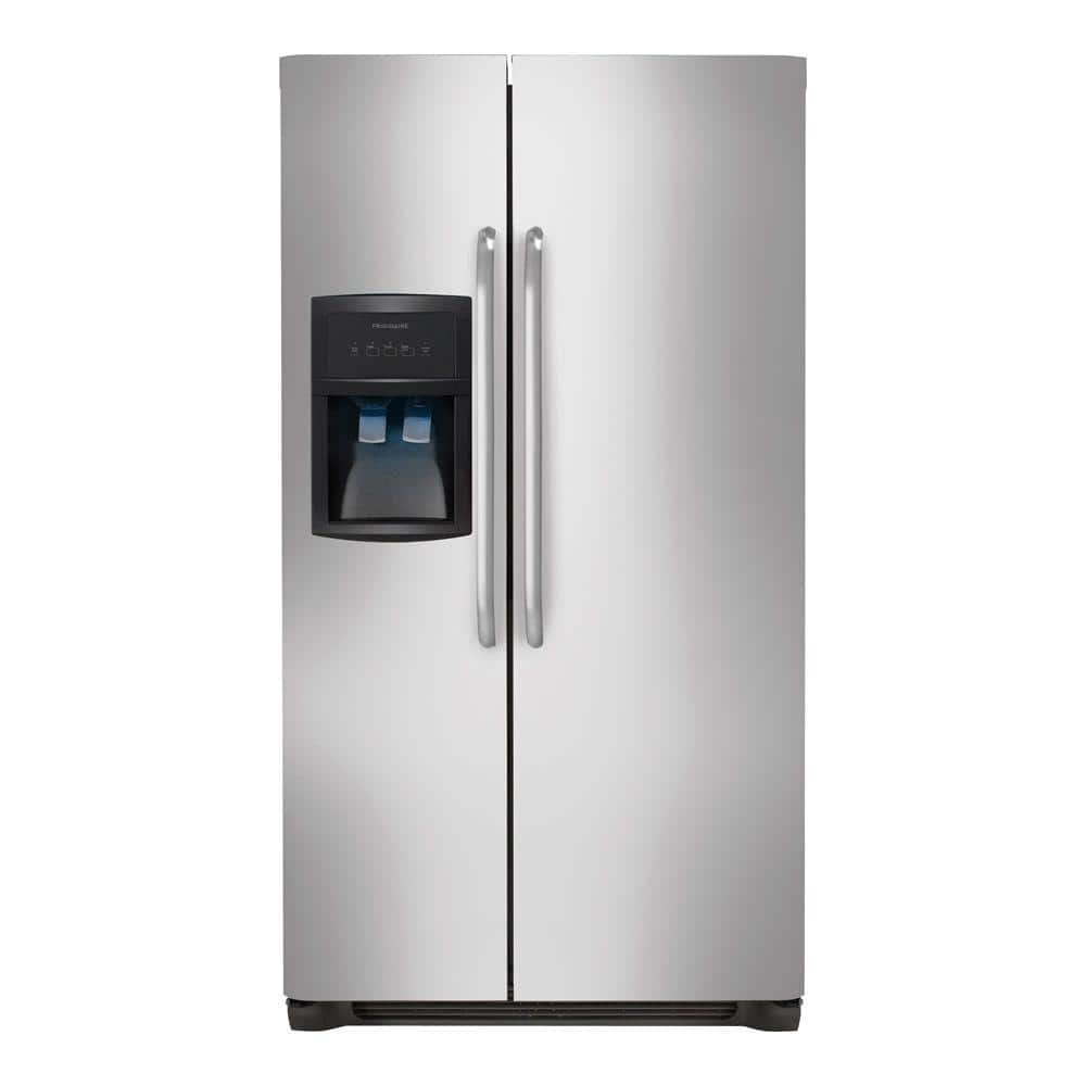 Frigidaire 33 in. 22.07 cu. ft. Side by Side Refrigerator in ... - 33 in. 22.07 cu. ft. Side by Side Refrigerator in Stainless Steel