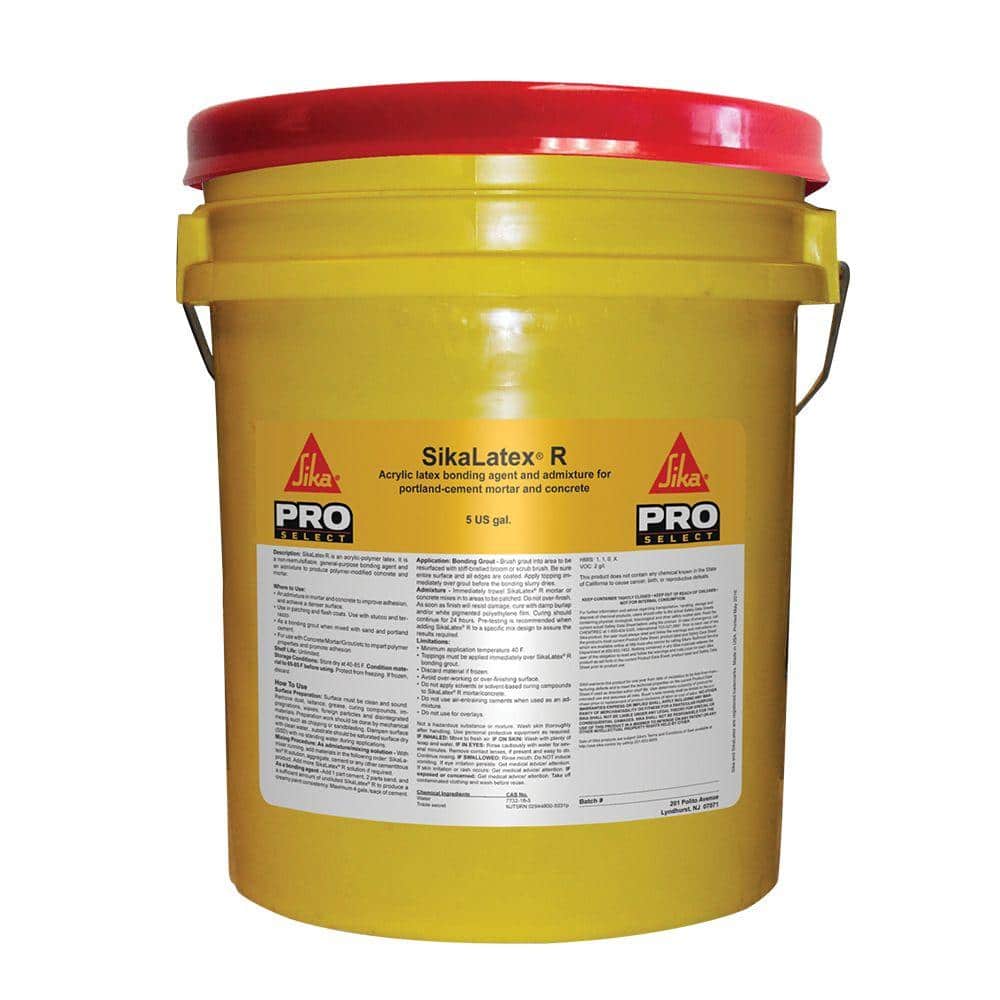SikaLatex 5 Gal. Concrete Bonding Adhesive and Acrylic Fortifier-519267